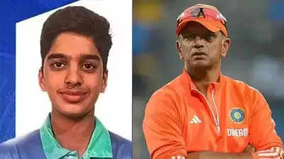 Dravid's son Anvay smashes unbeaten century for Karnataka