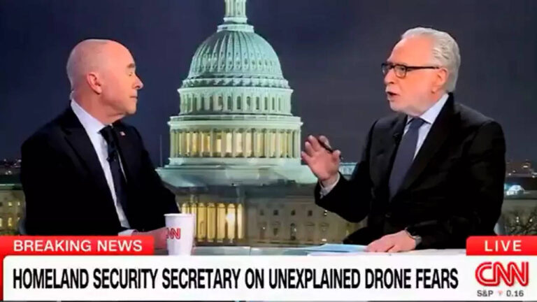 US homeland security secretary Alejandro Mayorkas on mysterious drones spotted in New Jersey: 'We can't just shoot them out of the sky'