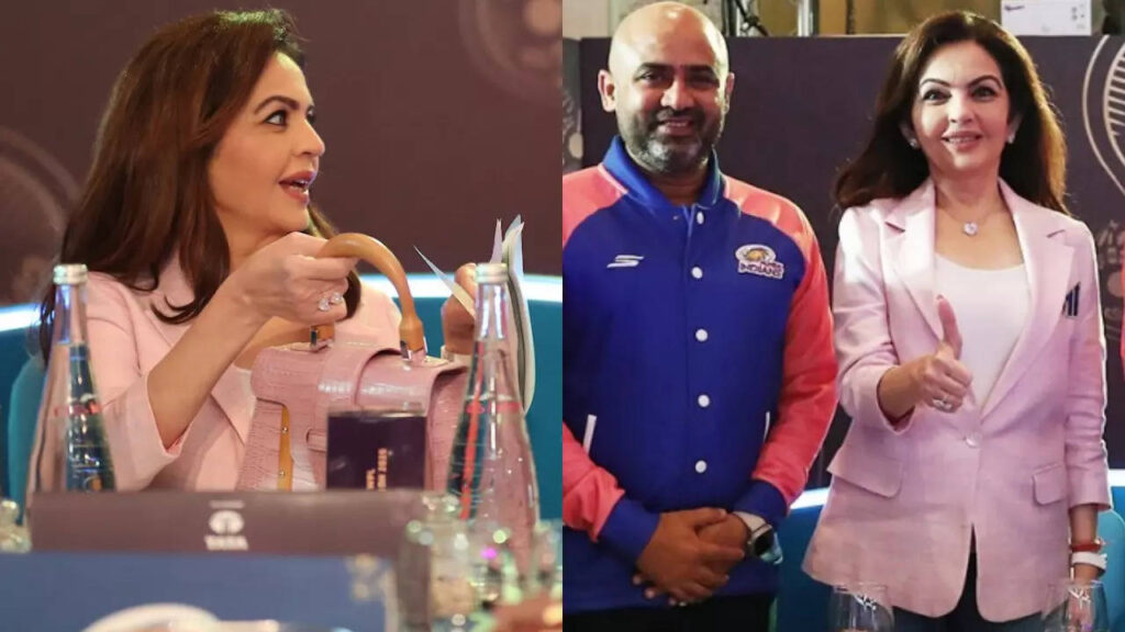 Nita Ambani's show-stopping look at the WPL Auction!