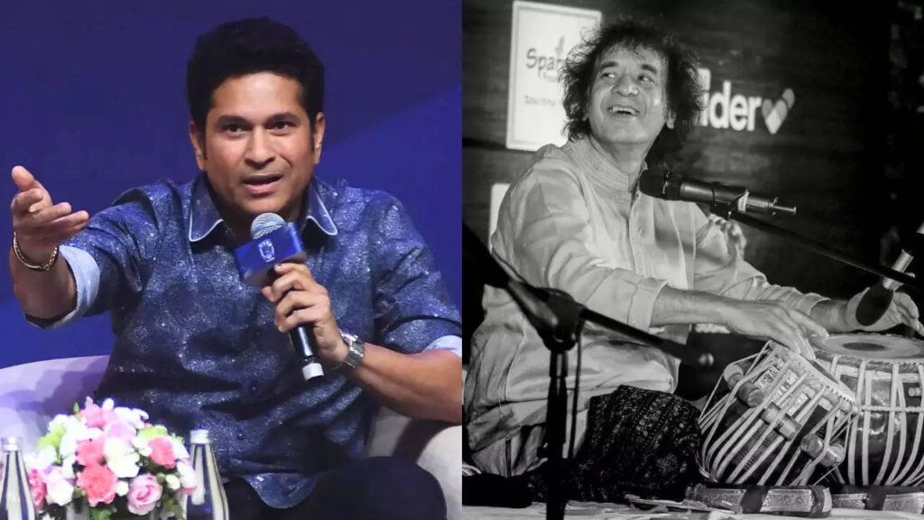 'Your music knew no boundaries': Sachin mourns loss of Zakir Hussain