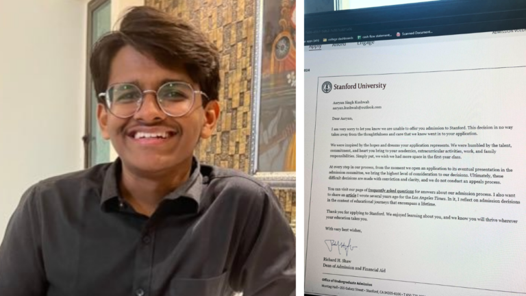 How Indian teen rejected by Stanford is inspiring the internet: 'Tough loss, but ... '