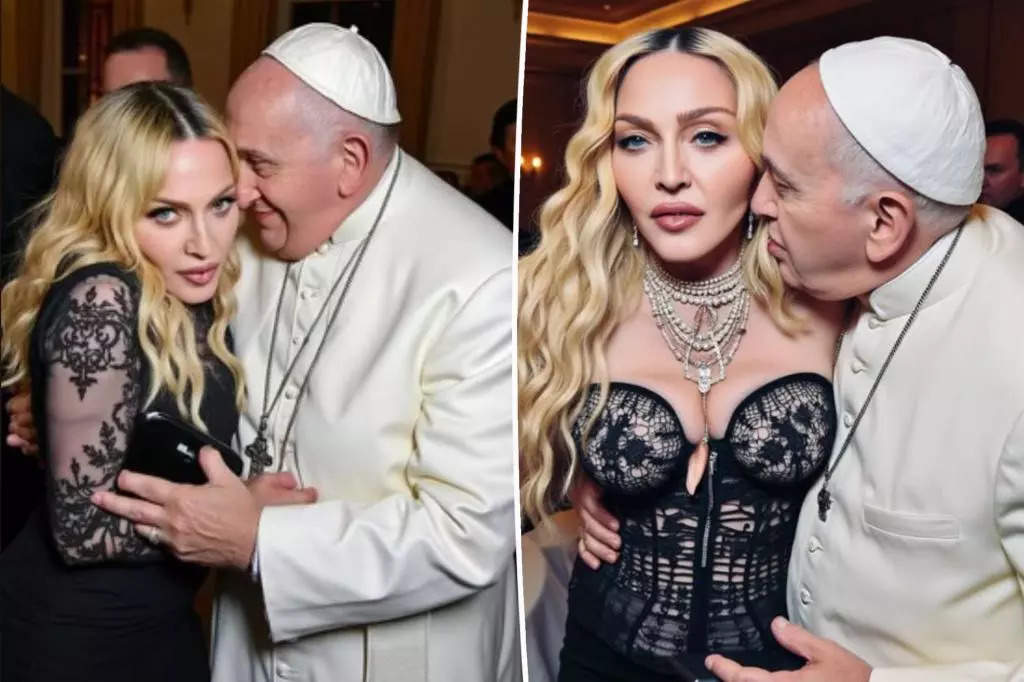 Creepy and Inappropriate: Madonna's AI-generated images with Pope Francis sparks fury