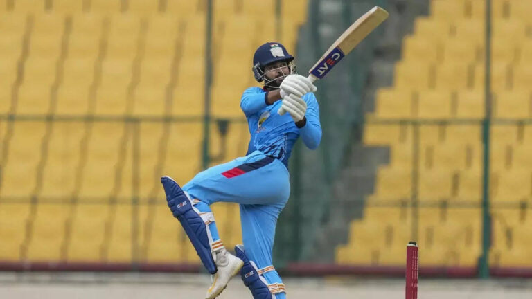 10 sixes! Shreyas Iyer hits 51-ball century