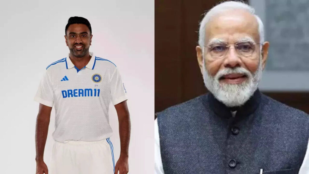 PM Modi pens letter to Ashwin on international retirement