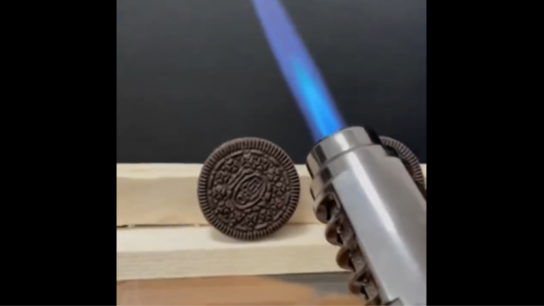 Video of Oreo cookies' resistance to fire goes viral