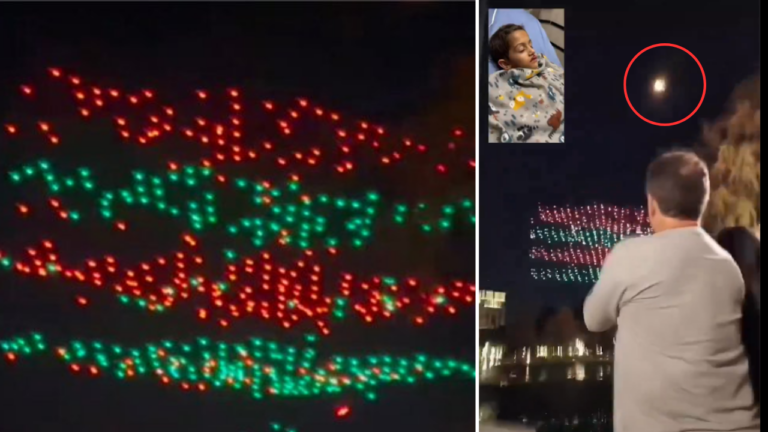 Drones fall from sky at Florida Christmas event: Watch wild video of mid-air collision