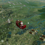 How far did Santa reach? When will he arrive in the US?