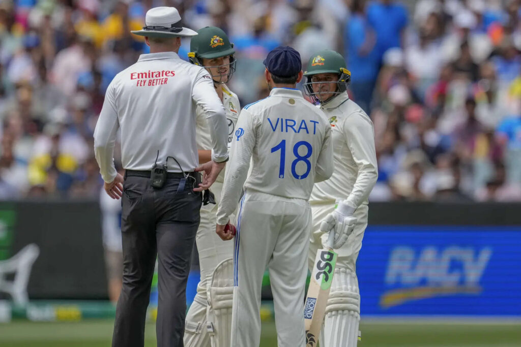 Why Kohli could be penalised for Konstas shoulder-bump