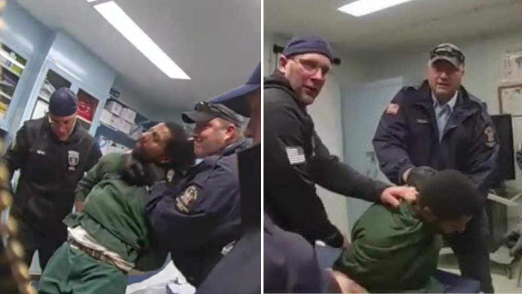 Watch: Handcuffed New York inmate brutally beaten to death as gaurds punch, kick him