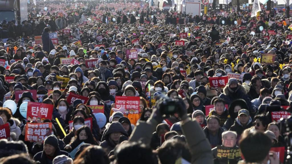 Rival protests planned in South Korea after second leader impeached