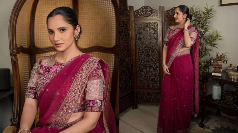 Sania Mirza wore a saree for PV Sindhu's reception