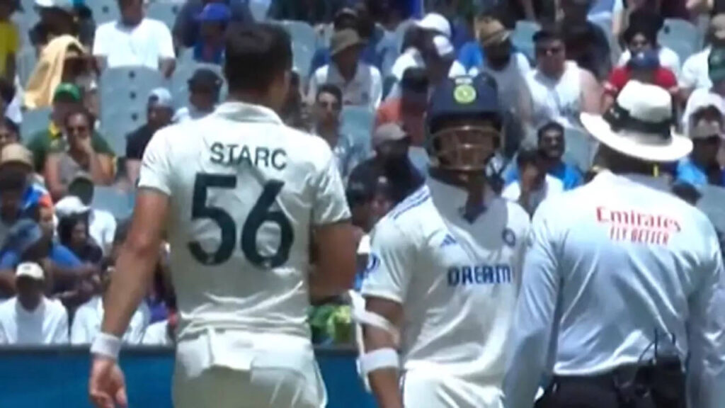 Watch: Starc sledges Jaiswal, Indian opener responds