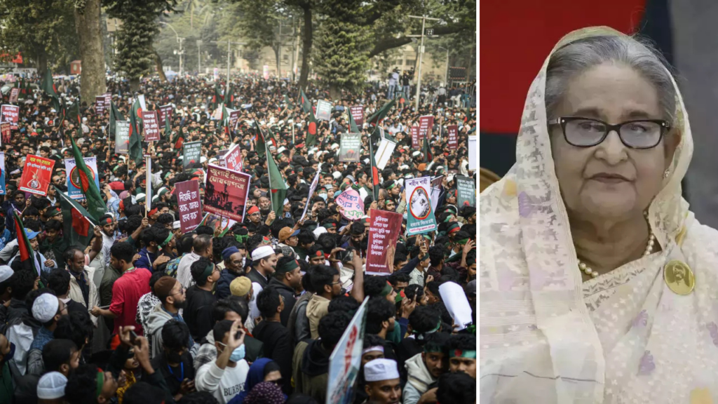 Thousands march in Bangladesh demanding Sheikh Hasina’s prosecution