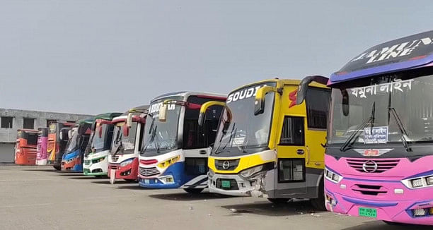 Strike halts bus services to and from Rajshahi