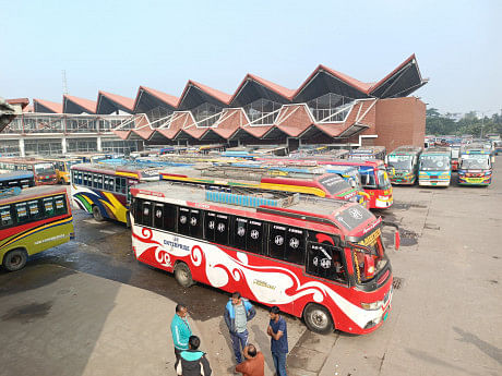 Road transportation suspended after workers strike in 3 Sylhet upazilas