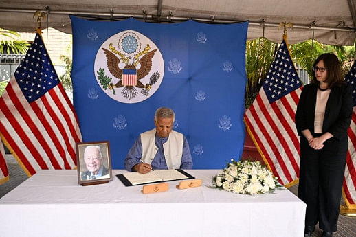 Yunus pays tribute to late US president Jimmy Carter