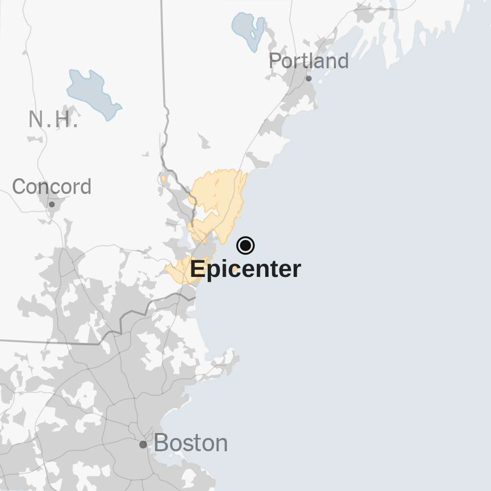 3.8-Magnitude Earthquake Felt in Boston and Maine