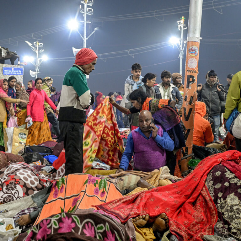 In Photos: The Aftermath of the Maha Kumbh Mela Stampede