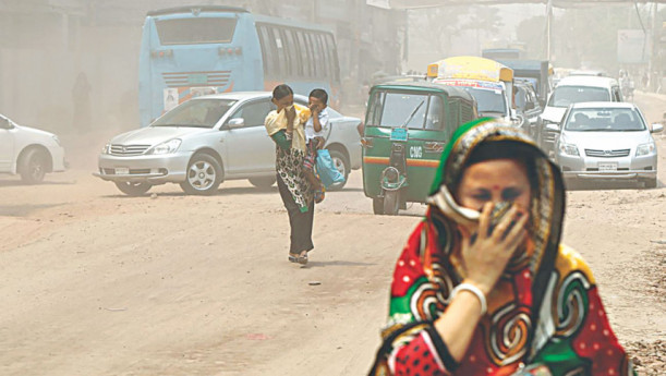 Dhaka’s air quality worst in the world this morning