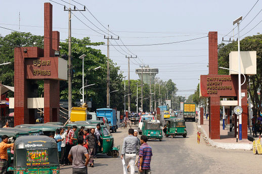 Workers of Pacific Jeans Group demo in CEPZ