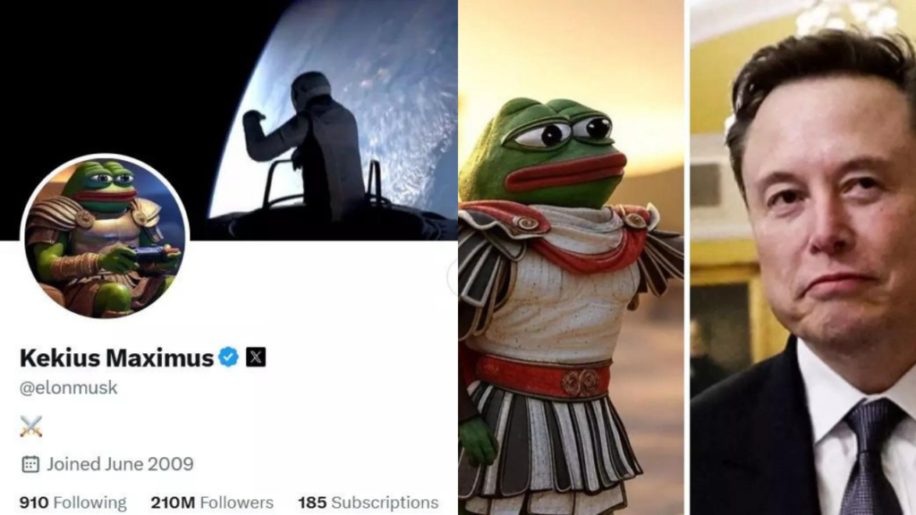 Musk's 'Kekius Maximus' avatar on X ups memecoin value, sparks online frenzy