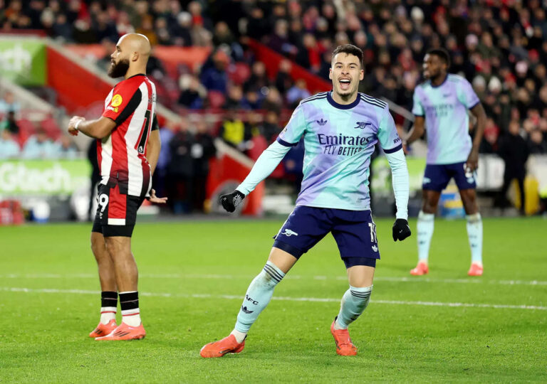 Arsenal beat Brentford 3-1 to close gap on leaders Liverpool