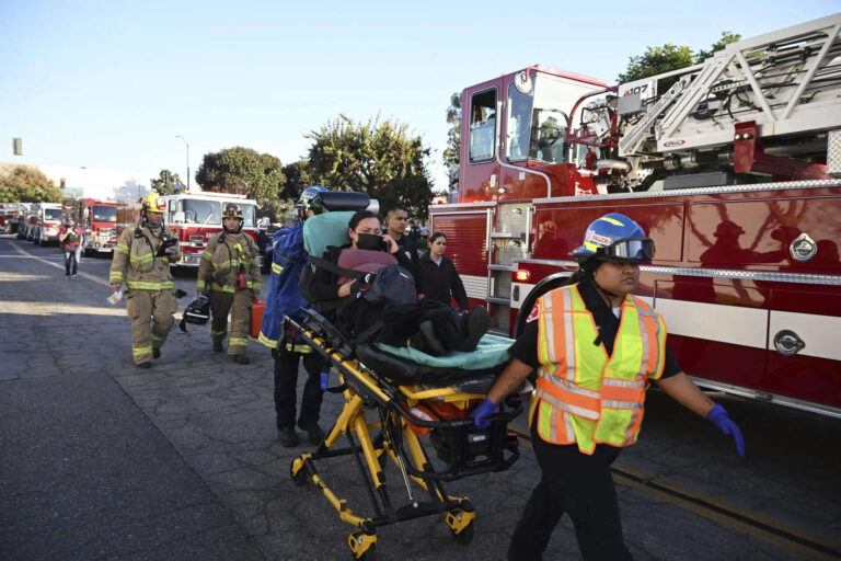 Small plane crashes into Southern California building, injures 11