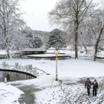 Snow across England causes disruption for air travellers