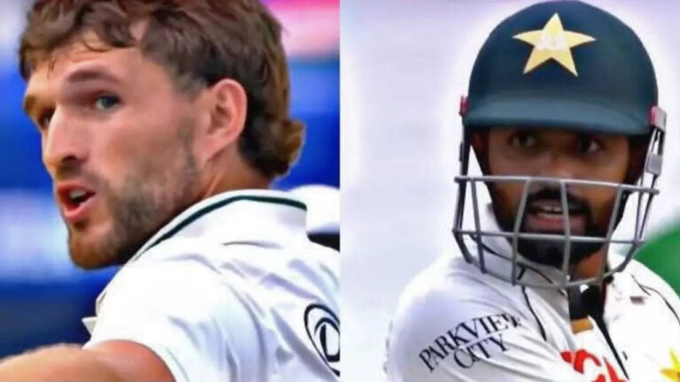 Watch: Mulder throws ball at Babar Azam, sparks tension