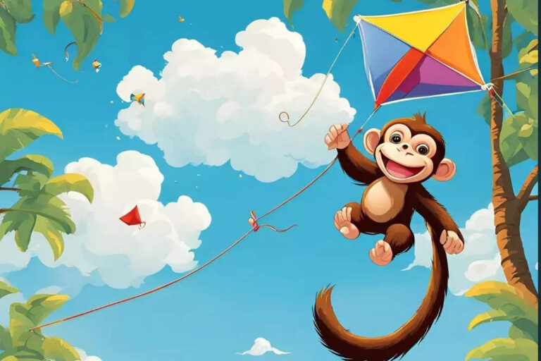 Planet of apes? After rolling rotis, monkey now flying kites