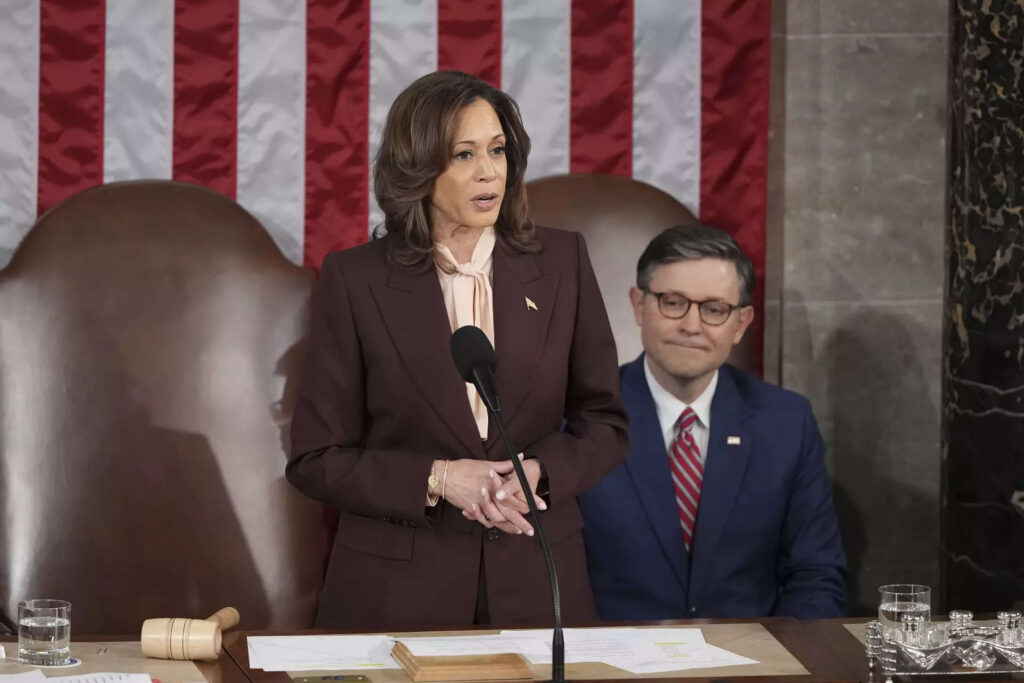 Awkward US election task for Kamala Harris: Certifies her own defeat in a historic moment