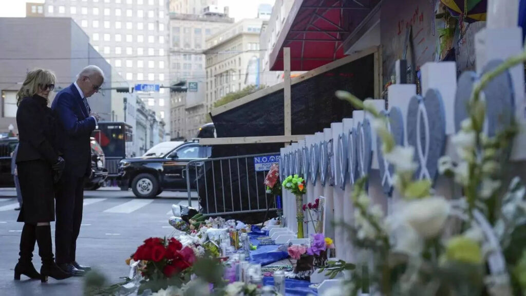 Bidens visit Bourbon Street to pay tribute to New Orleans terror attack victims