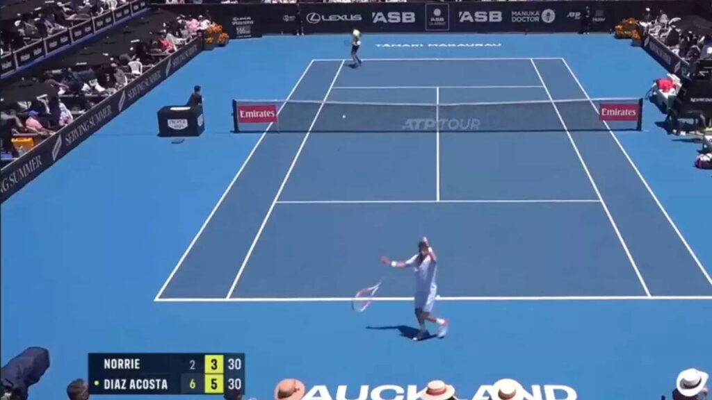 Watch: Norrie hits spectator with racket, doesn't get DQ-ed