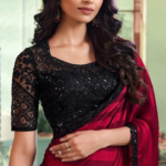 Dark-hued blouse-sari combinations for this wedding season