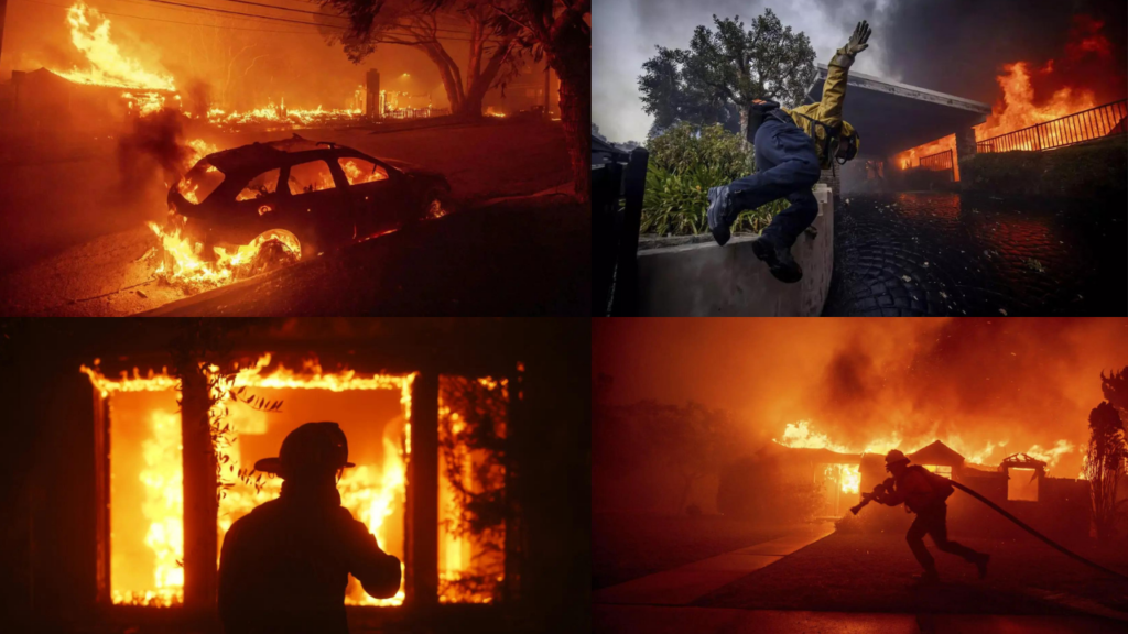 California wildfire: No water for firefighters? Crying people flee in chaos