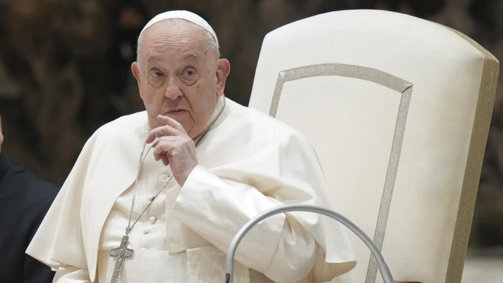 Pope asks aide to deliver his annual foreign policy address, cites he's battling cold