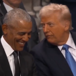 Watch: Trump and Obama share laughs at Jimmy Carter's funeral