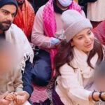 Viral Video: Virat Kohli, Anushka Sharma visit Premanand Ji Maharaj with kids