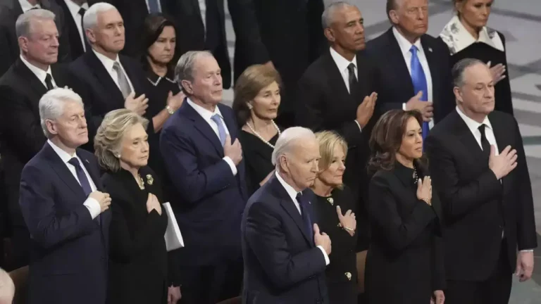 Did Jill Biden snatch papers from Kamala Harris at Jimmy Carter's funeral? 'OMG Pure hatred'