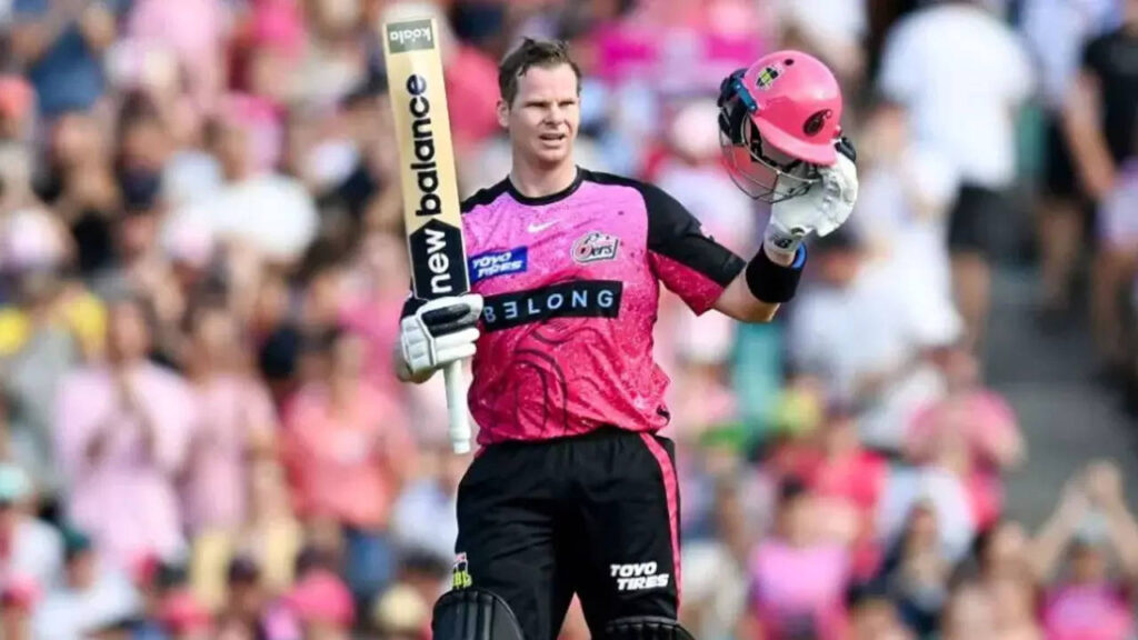 Steve Smith equals record for most tons in Big Bash League