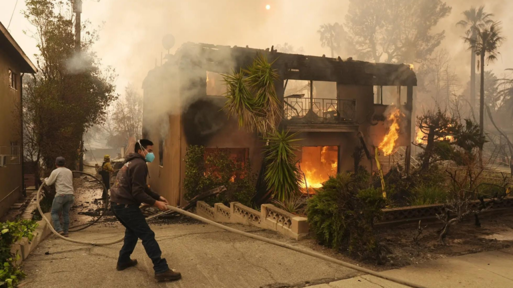 Wealthy residents turn to private firefighters for protection amid LA wildfires