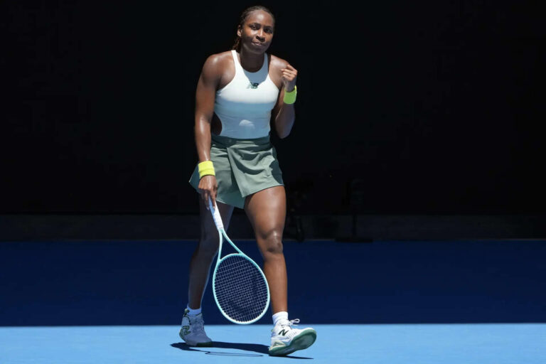 Aus Open: Gauff dedicates win to Los Angeles firefighters