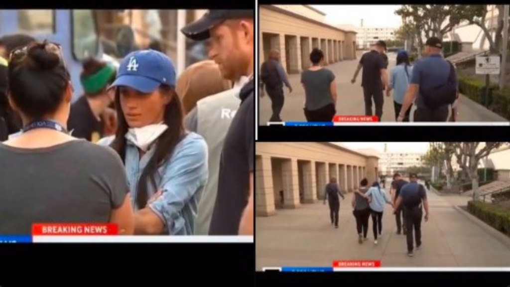 Did Meghan Markle hug her own staff at Los Angeles evacuation center? Truth behind viral claim