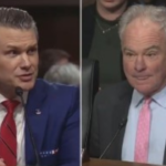 Tim Kaine grills Pete Hegseth over 'cheating' on wife, social media users ask what about Doug Emhoff