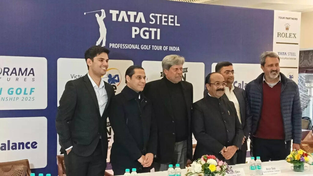 Kapil Dev tees off first leg of 2025 PGTI season