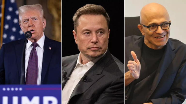 Donald Trump, Elon Musk discuss AI, cybersecurity with Microsoft CEO Satya Nadella