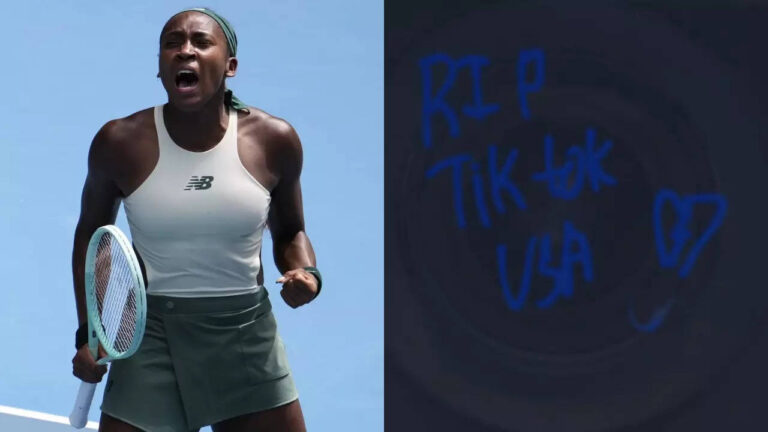 Gauff expresses sadness over TikTok shut down in USA