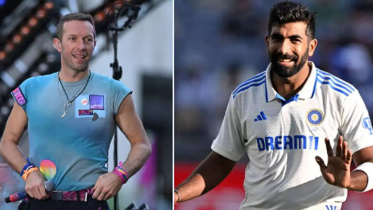 Jasprit Bumrah reacts to Chris Martin's shoutout at Coldplay concert