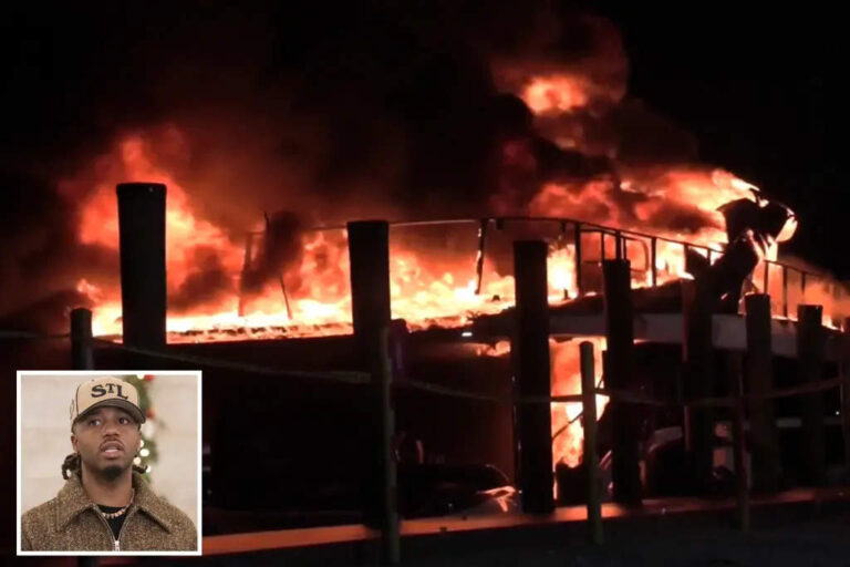 Metro Boomin's rented yacht engulfed in massive blaze outside Miami strip club