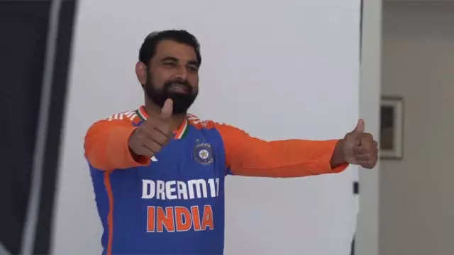 Watch: Shami shines in jersey photoshoot ahead of Eng T20Is